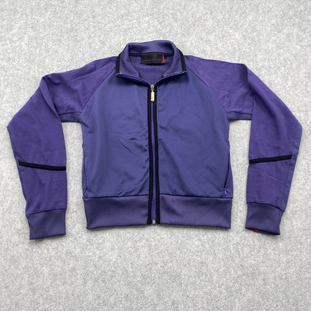 Levi's Engineered Jeans Jacket Womens Medium Purple Full Zip Track Athletic